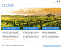 Tablet Screenshot of bertoni-law.com